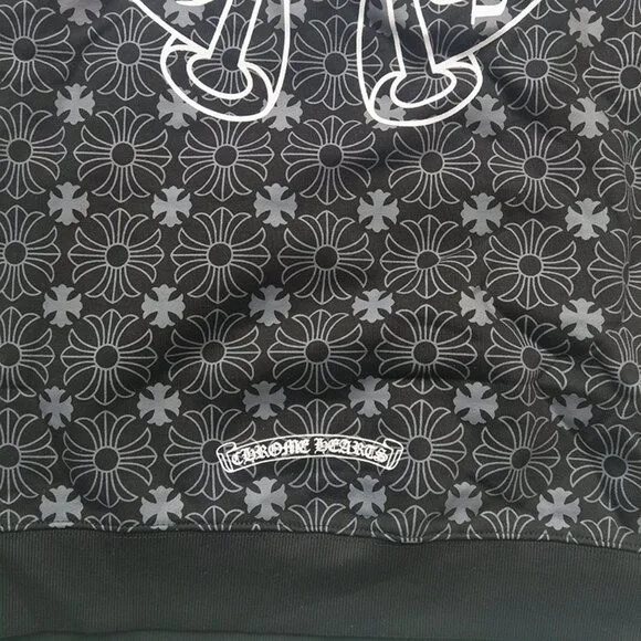 Chrome Hearts All-Over Print Hooded Sweatshirt